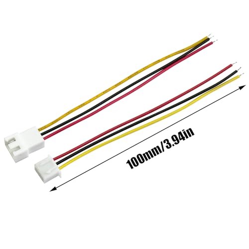 40pcs (20Pairs) JST XH 2.54mm Mini Micro Male and Female Connection Cable 3Pin