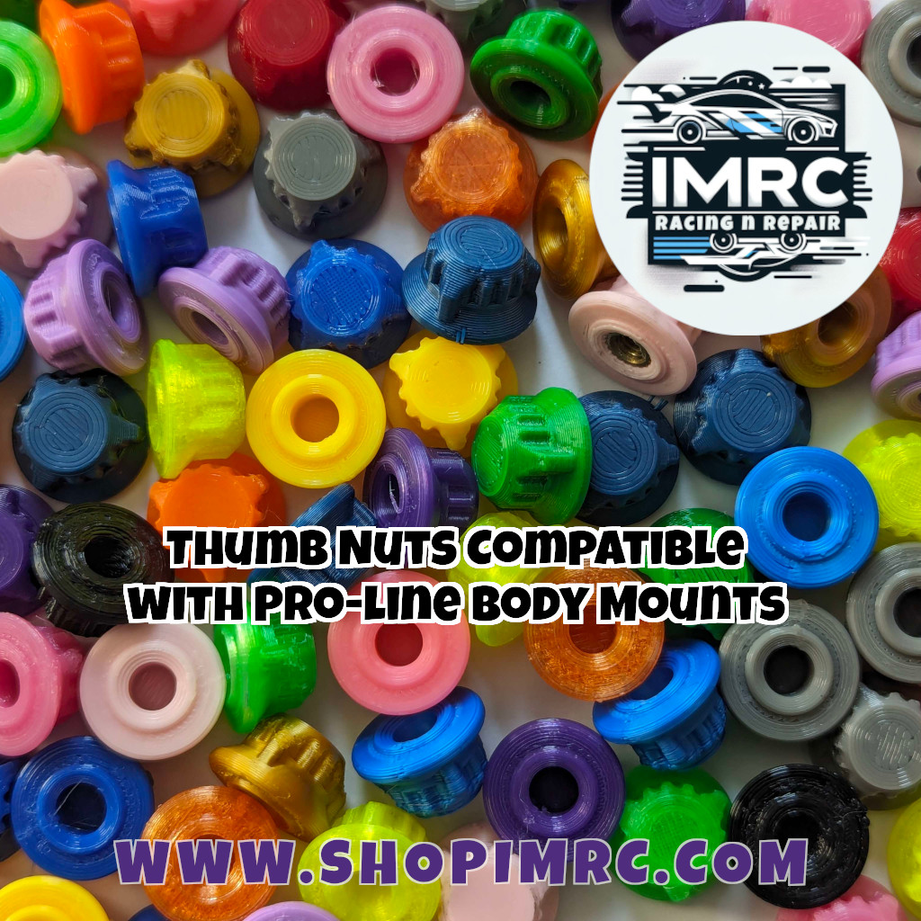 Pro-Line Compatible Body Mount Thumb Screw Nuts