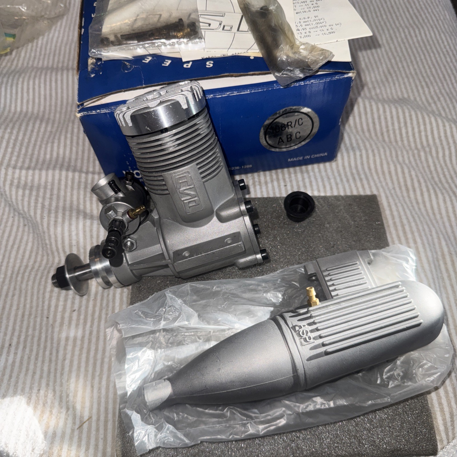 ASP Engine – ASP 108A ABC RC motor – NEW – N24 RARE CLEAN