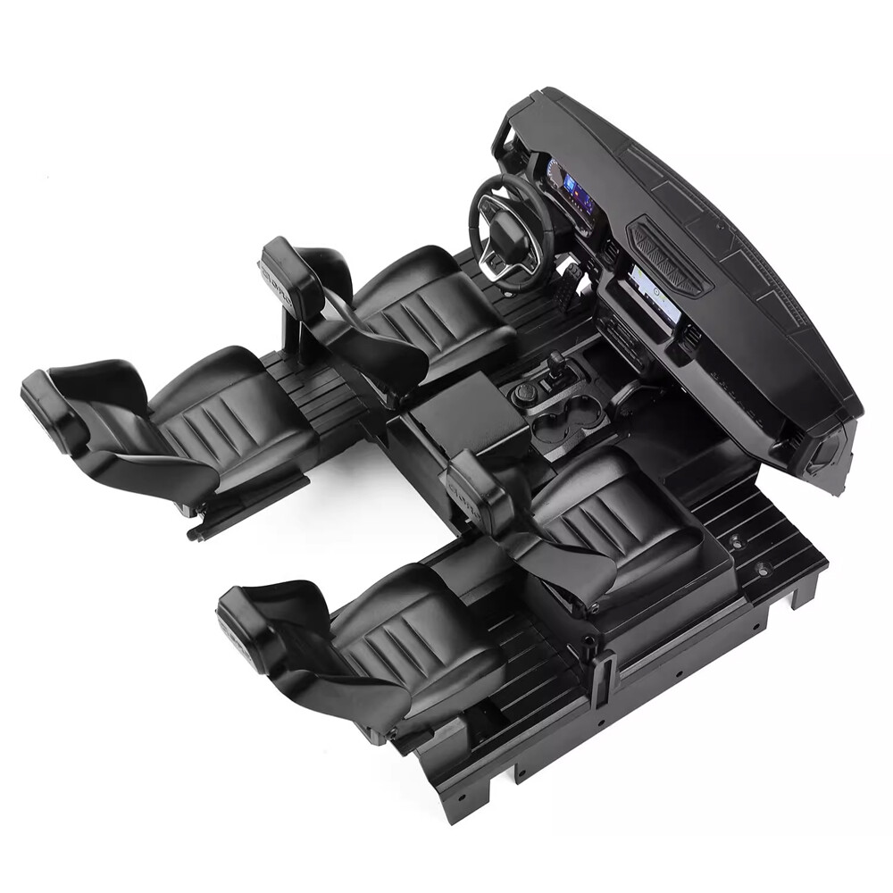 1 Set Central Control Seat Interior for 1/10 RC Crawler Car TRX4 BRONCO Upgrade