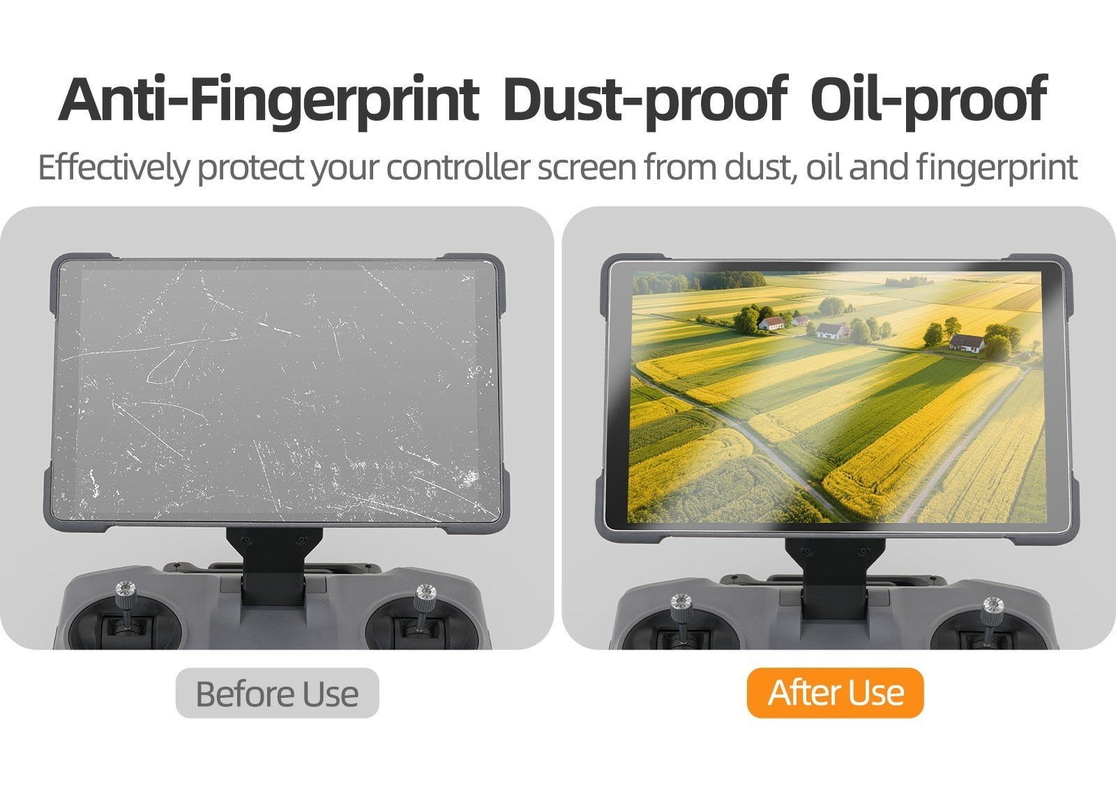 Tempered Glass Film for DJI RC for PRO for 2 Remote with Explosion for proof
