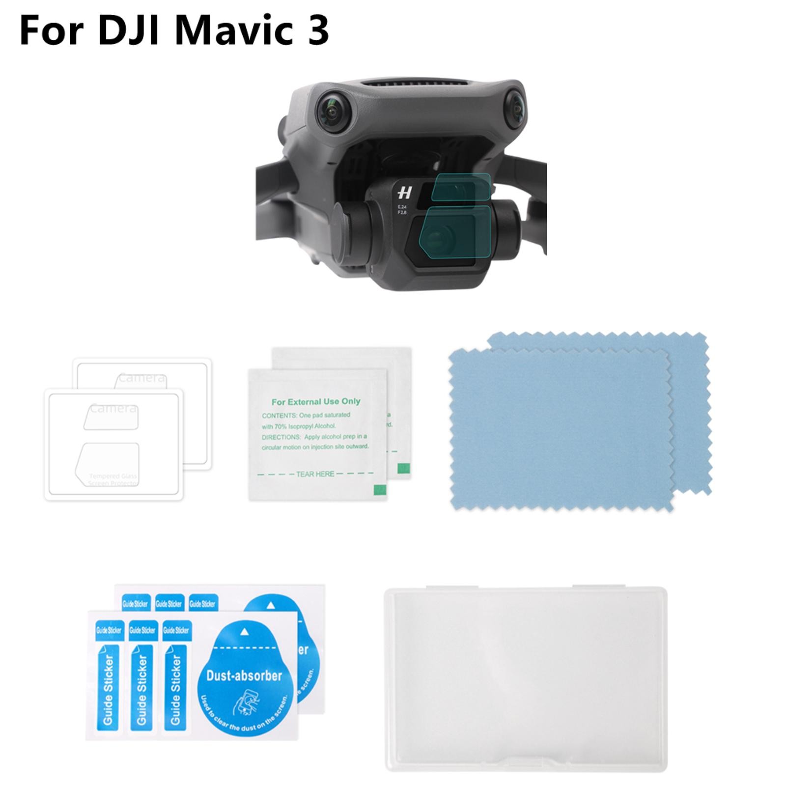 9H HD Camera Lens Protector Tempered Glass Film For DJI Mavic 3 Drone Camera q