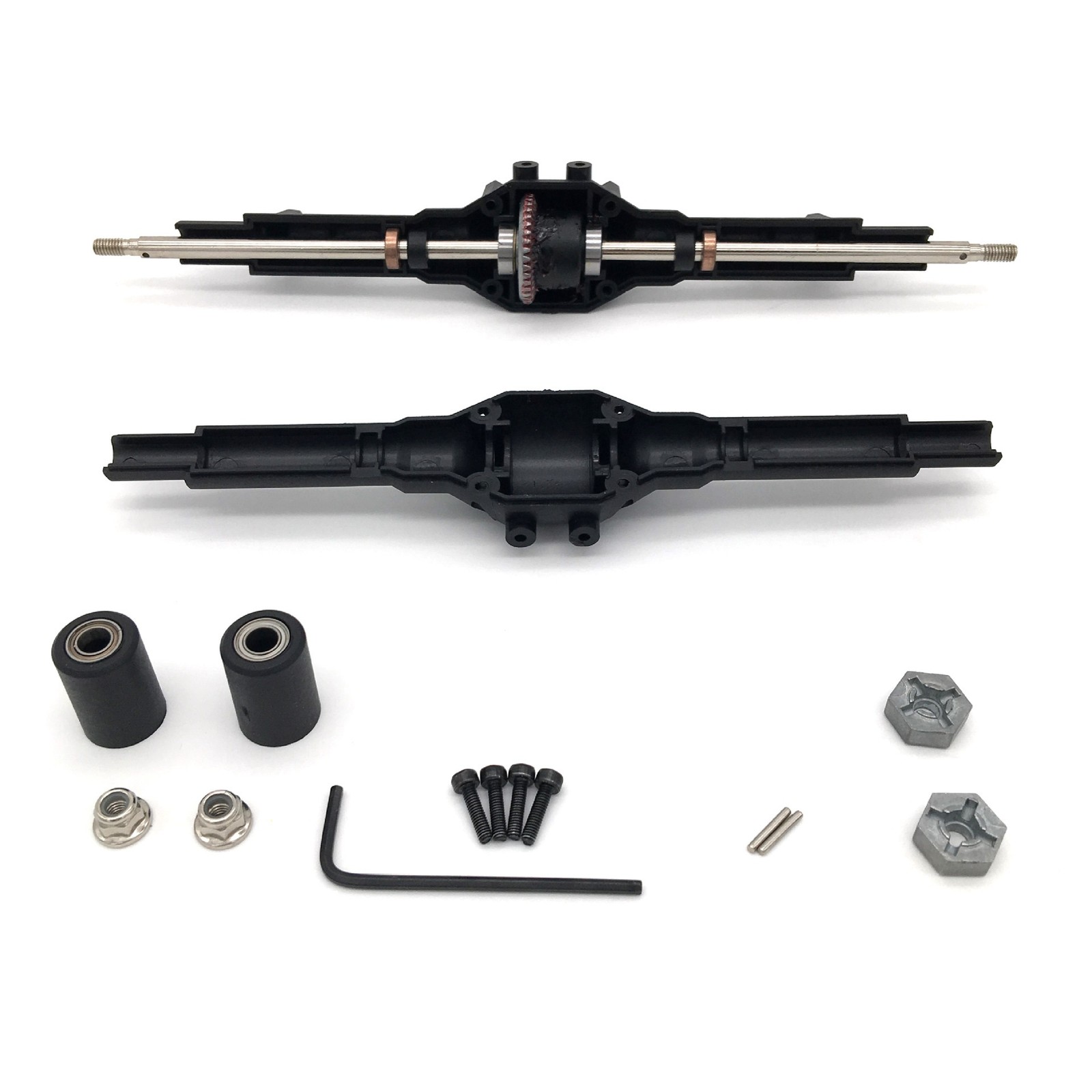 1:12 Metal Axle Rear RC Car Differential Gear Assembly For Wltoys 12428 12423