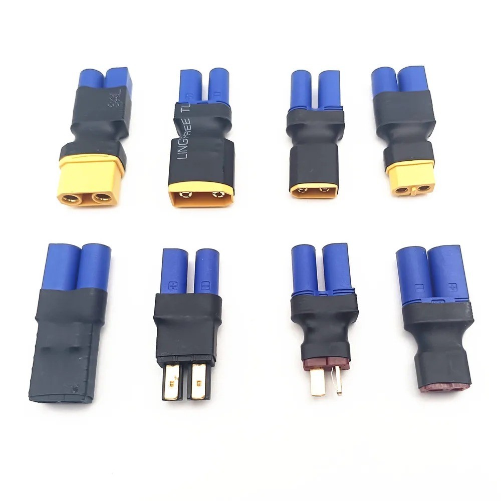 RC Battery Adapter XT30 XT60 XT90 EC3 EC5 T Plug TRX HXT 4mm Connector