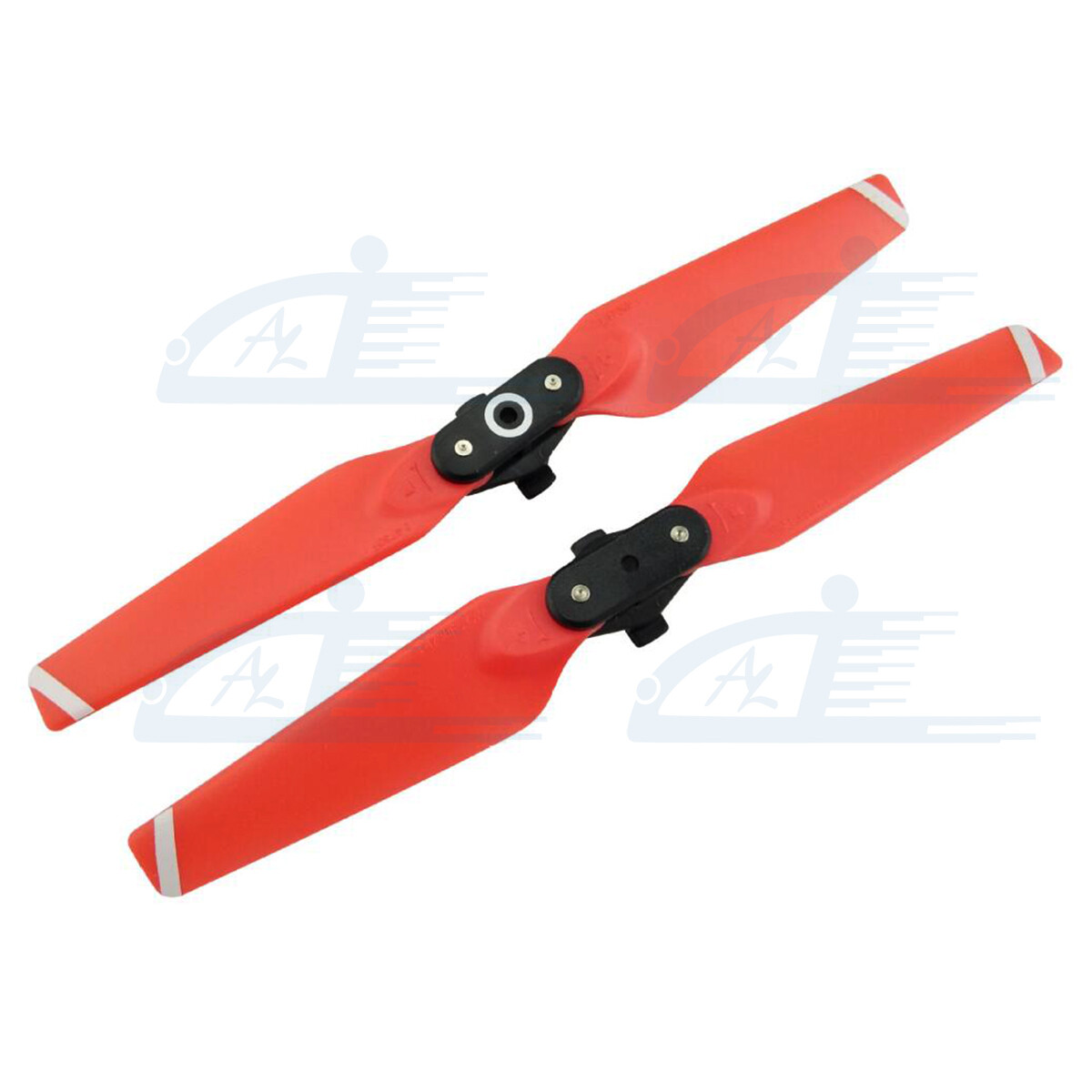 2 pairs 4730F Quick-Release Foldable Propellers Blades Red for DJI Spark Drone