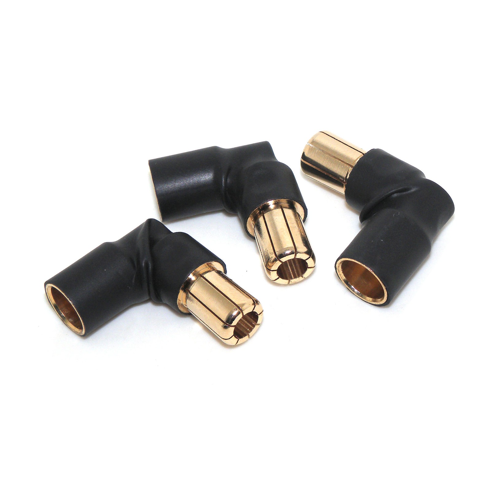 8mm Male to Female 90 Degree RC Bullet Adapter Connector ESC Extension