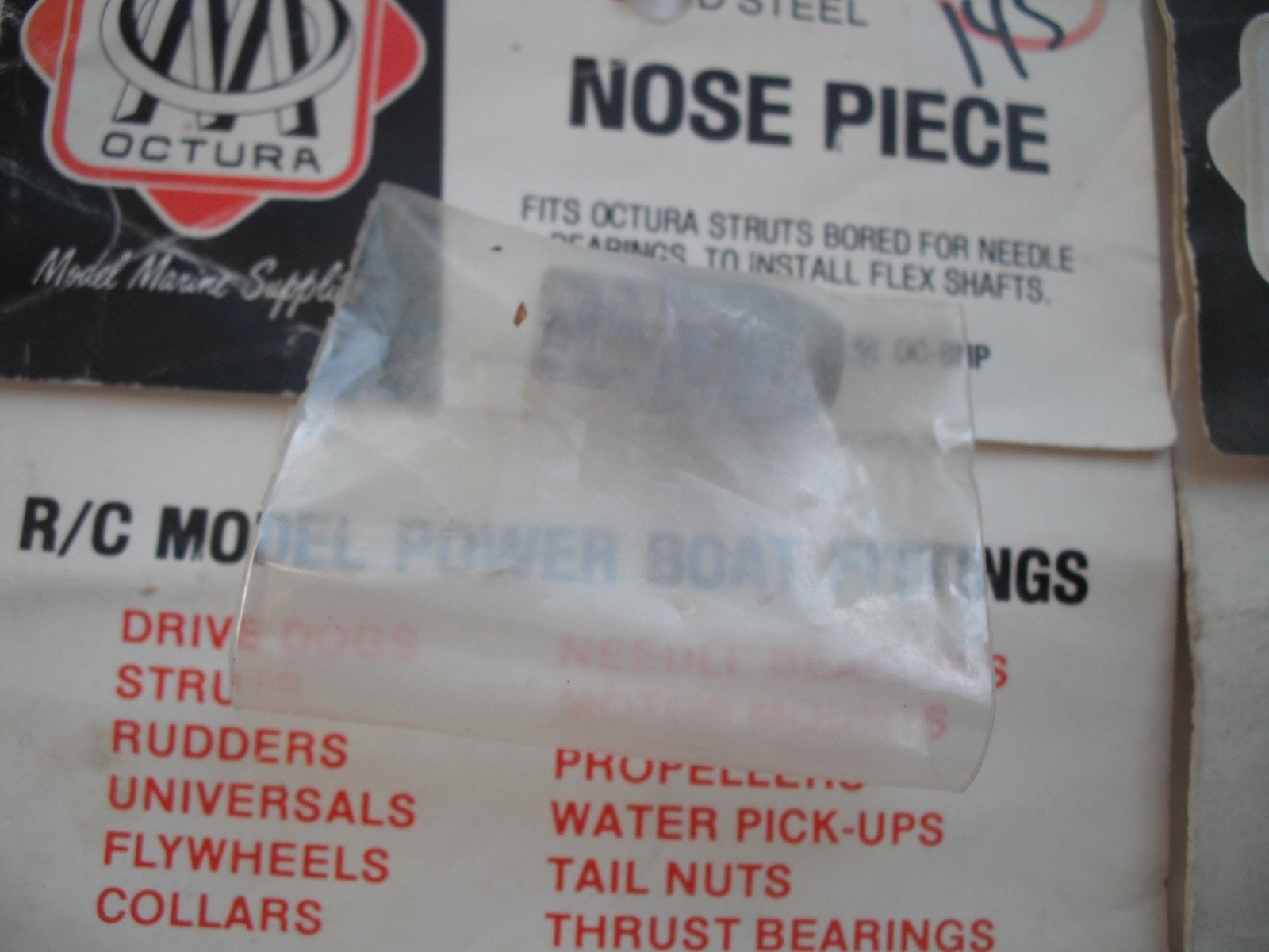Lot of 2 Octura Nose Piece, OC-8NP OC10NP, RC R/C Boat Ship