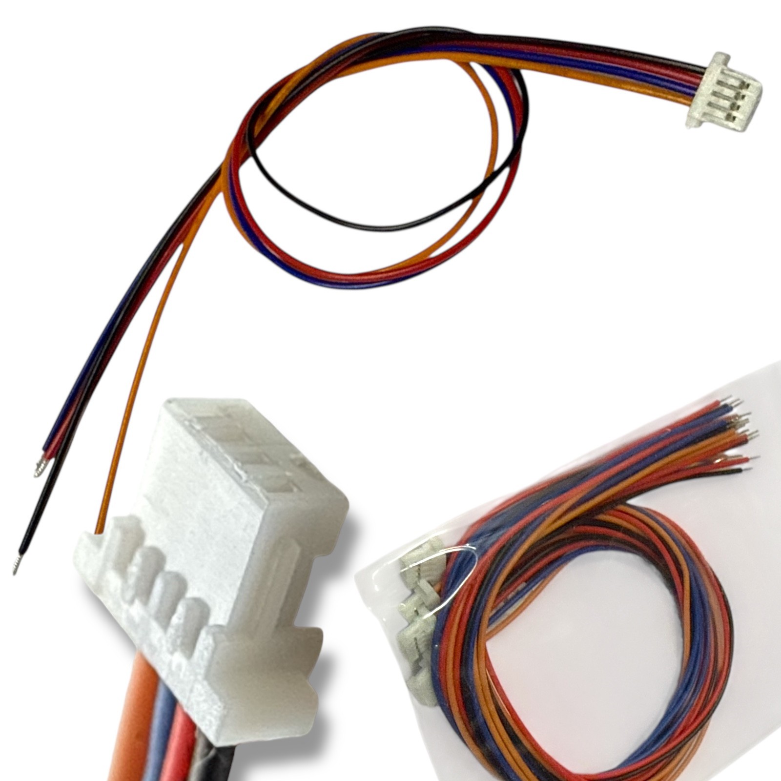 4Pin JST SH Socket Connector Plug Wire 20cm x5 for PCB Circuit Board RC Toy Part