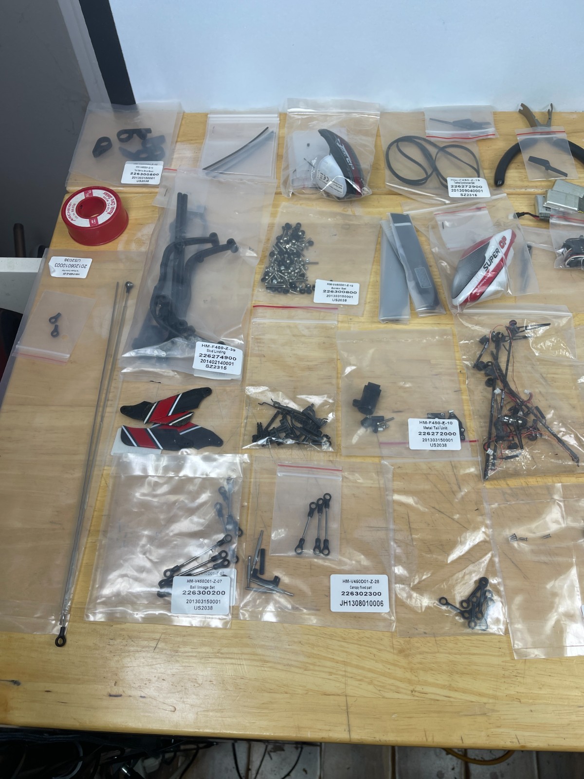 Walkera RC Helicopter Parts Lot NOS V450D01 V450D03 Super CP Master CP