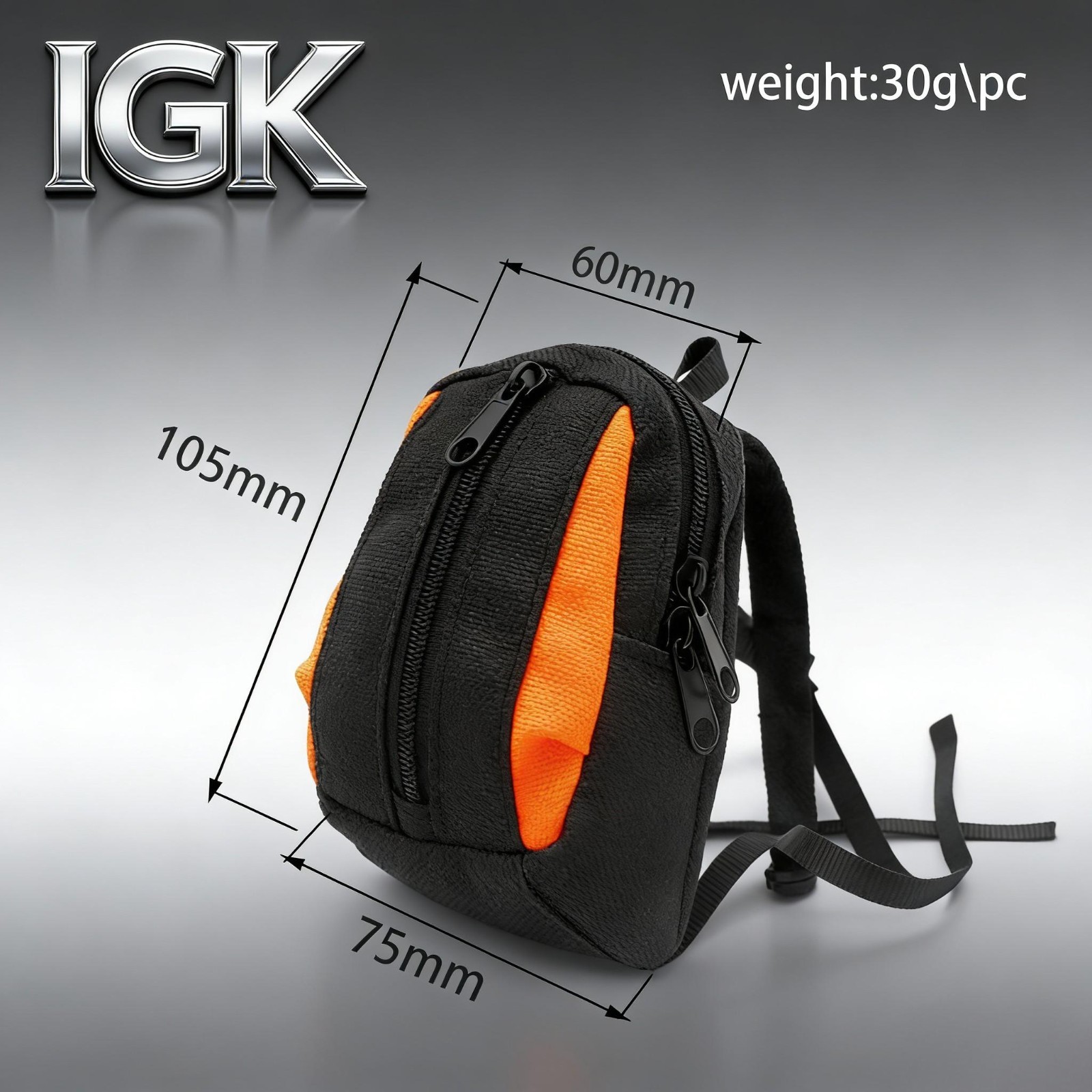 Simulation Rider Backpack for Losi 1/4 Promoto-MX RC Motorcycle Upgrade Parts