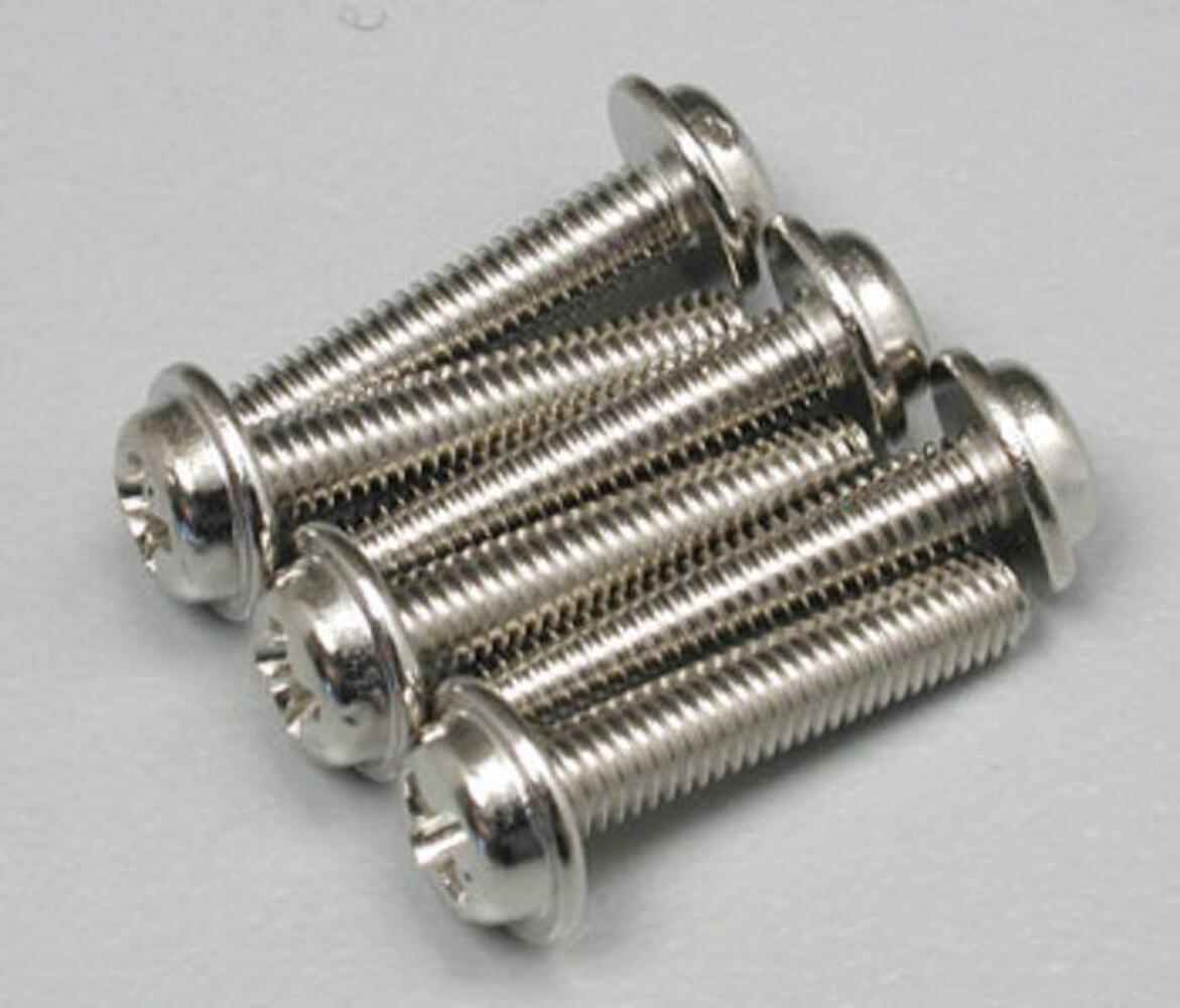 Traxxas 3187 3x15mm Washerhead Screws (6) Rustler Stampede