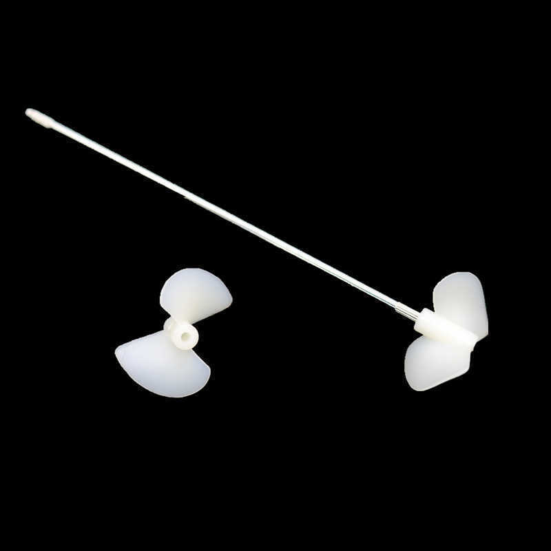 26mm Nylon Plastic White Boat Propeller Props 2 Blade For 2mm Shaft RC Model DIY