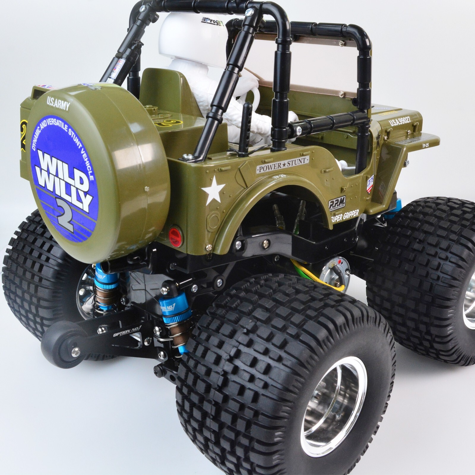 Aluminum Wheelie Bar For Tamiya 1/10 GF01/WR-02/Wild Willy2/G601/WR-02CB Chassis
