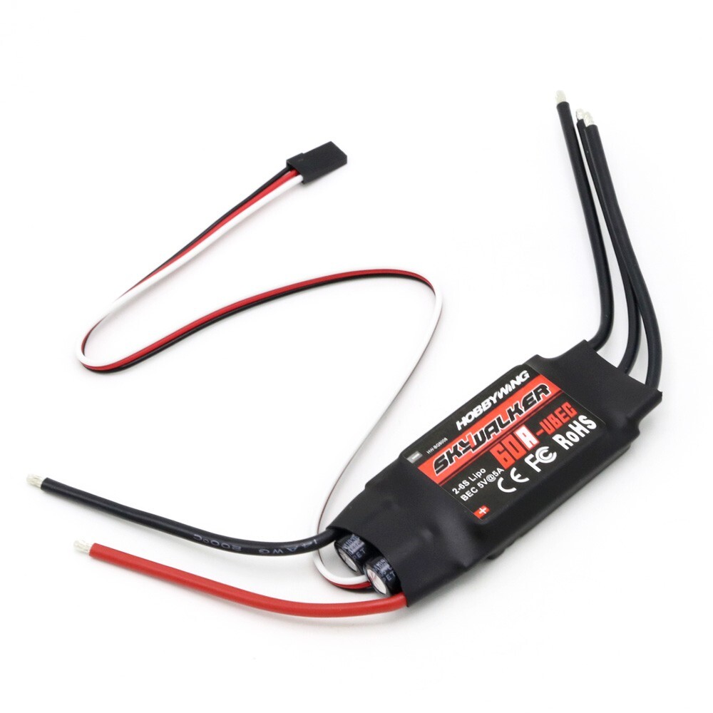 Hobbywing Skywalker 20A 30A 40A 50A 60A ，80A ESC 2-6s BEC Speed Controller