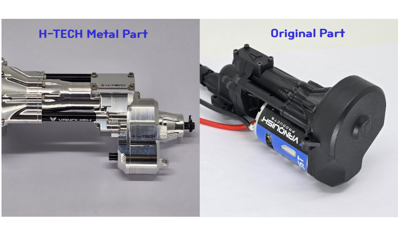 H-TECH RC CNC Aluminum Transmission Housing Full Set For Vanquish VFD