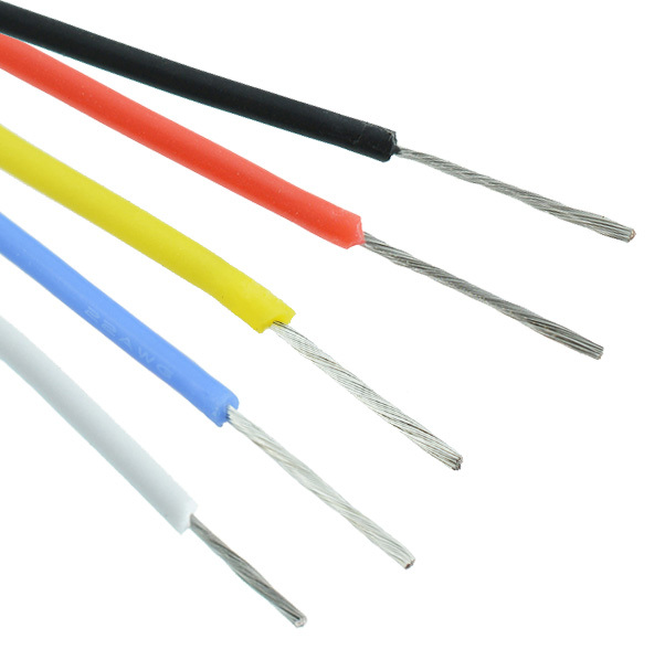 Red / Black / Blue / Yellow / White 22AWG Silicone 60/0.08mm Stranded Wire