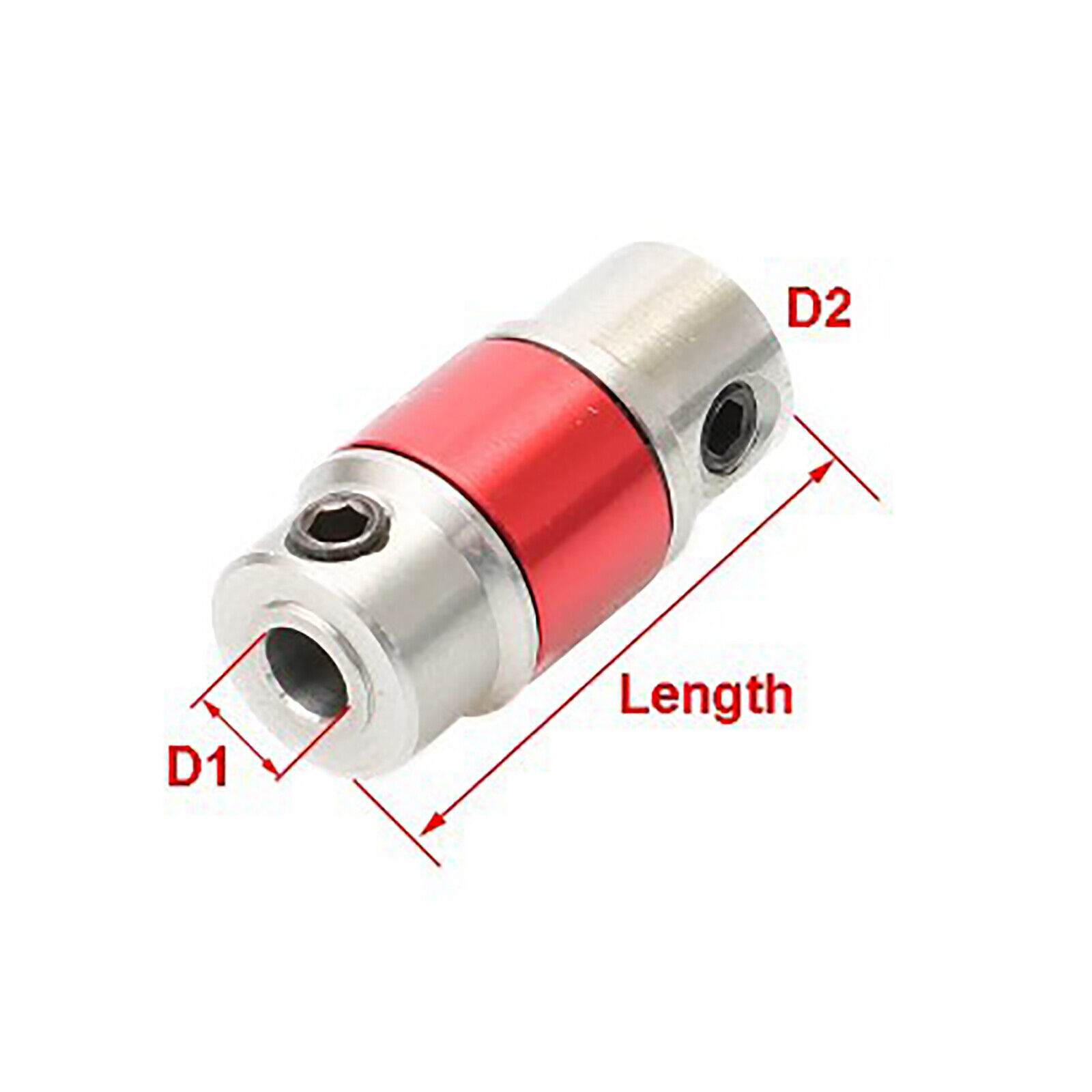 Universal Joint Coupling 4MM /5MM/3.18MM Fit for RC Ship Model O Boat