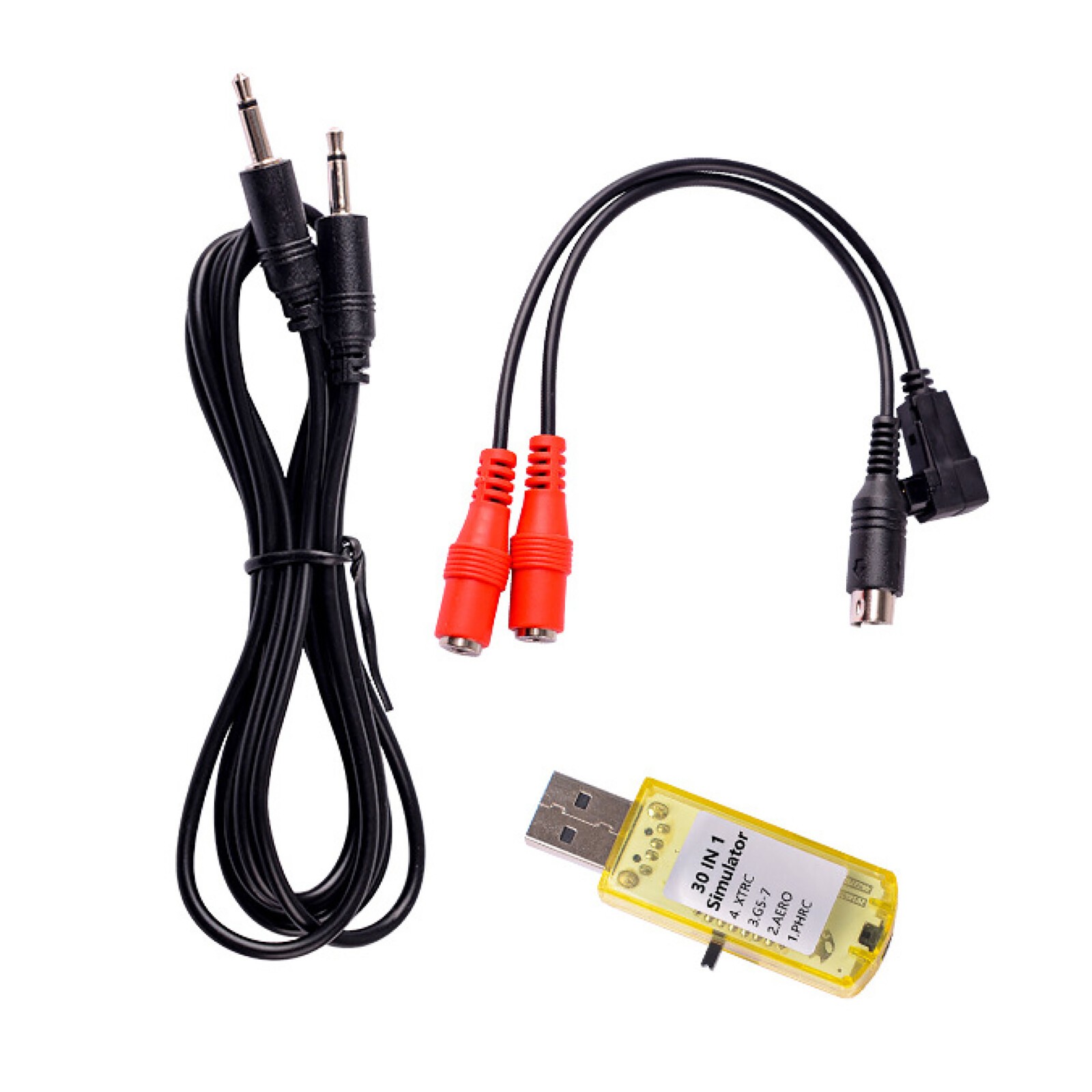 30 In 1 RC USB Flight Simulator With Cables For G7 Phoenix 5.0 Aerofly VRC FPV c