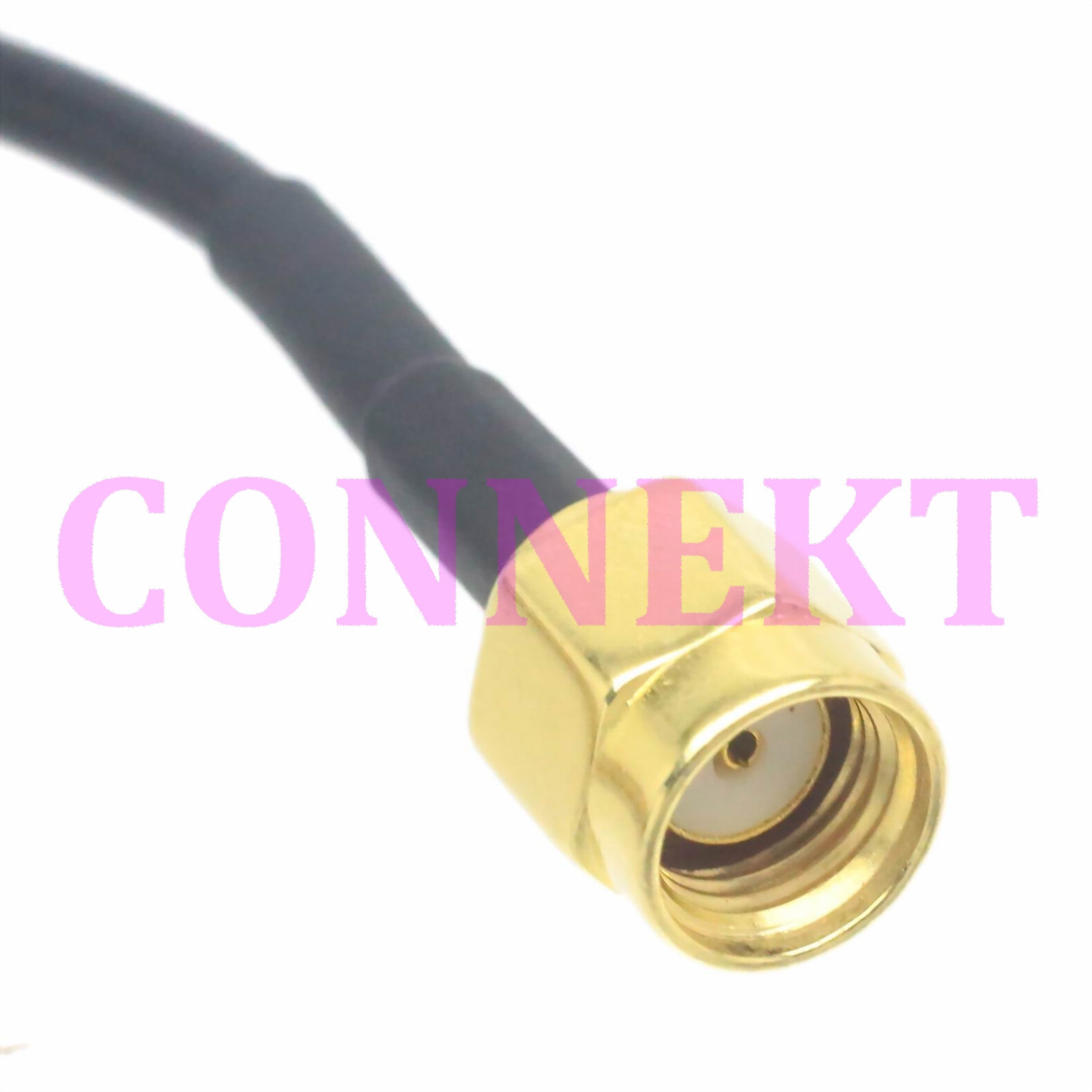 CRC9 male right angle to RP-SMA male jack RG174 cable RF pigtail for 3G modem