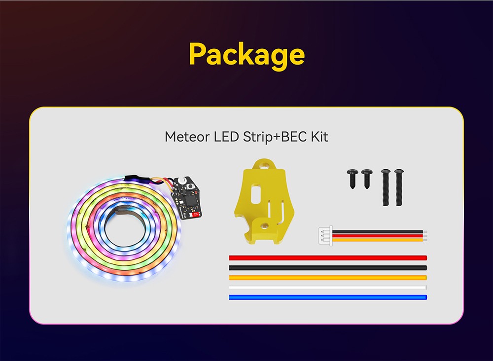 SpeedyBee Wireless Meteor LED Strip Lights Supports with BOOT Flight Controller