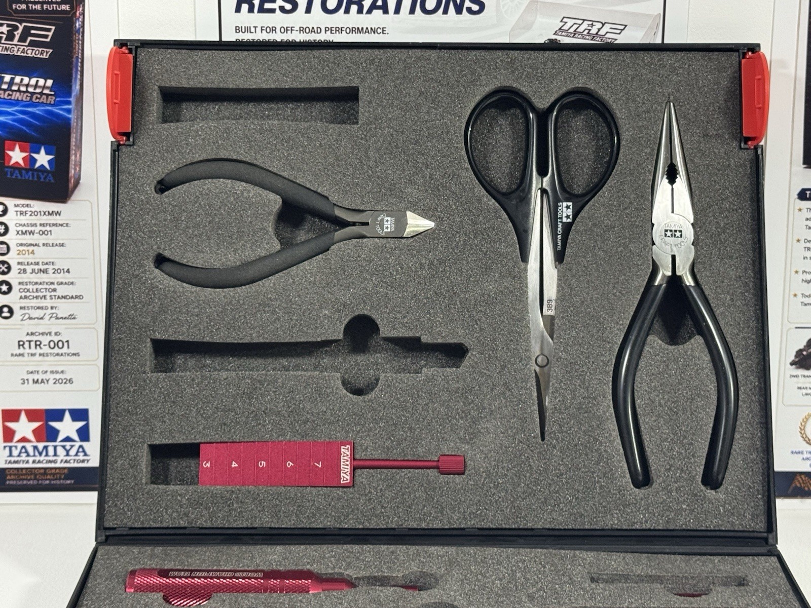 Tamiya TRF Tool Set Red 49292 Rare World Champion Team RC Tool Kit Japan