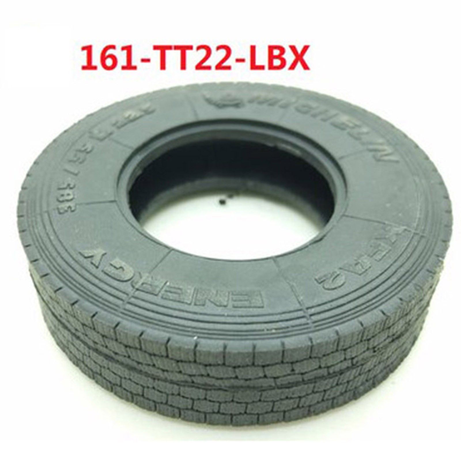 2* Rubber Tyre Tires for Tamiya 1/14 770S 56368 Trailer RC Truck Buggy Car Parts