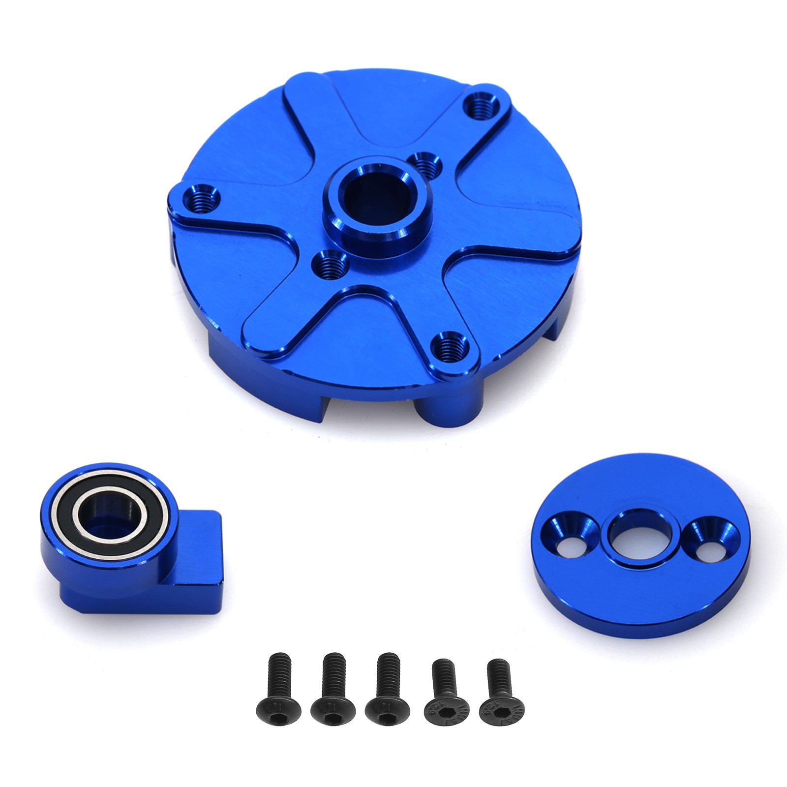 Dark Blue Aluminum Alloy Spur Gear Adapter Kit For Traxxas X-Maxx XRT 8S