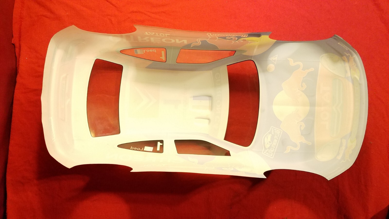 abu dhabi touring car body & red bull body traxxas 4tec kyosho fazer hpi rs4 ts4