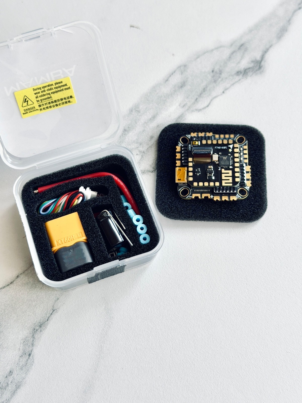Diatone Mamba MK4 F740 AIO – F722 WIFI FC + 40A 6S BLHeli_32 ESC – 25×25