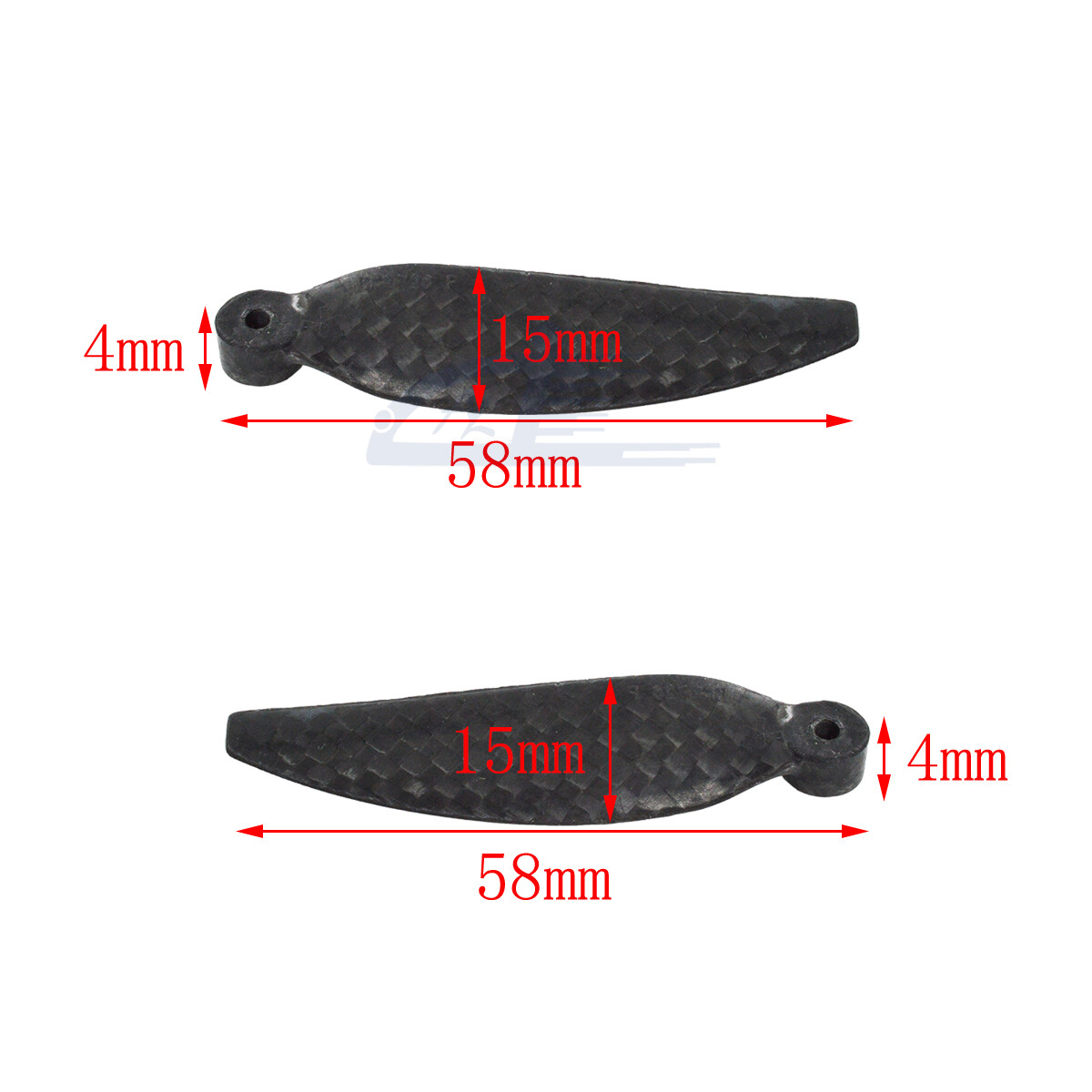 16pcs For DJI Mini 4K Accessories Low-Noise Propellers Carbon Fiber Prop Blade