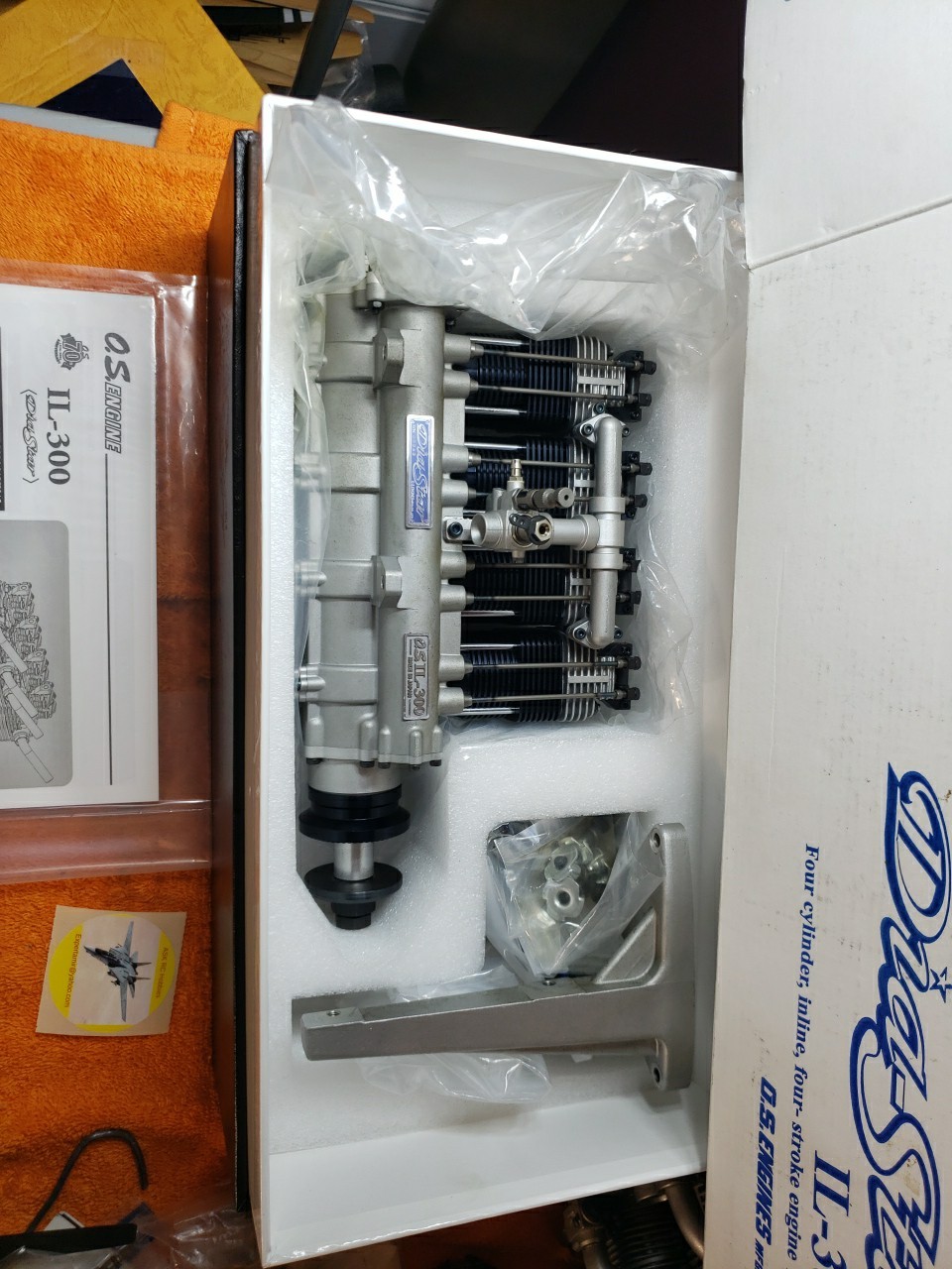 OS Engine – OS IL-300 Four Cylinder Inline Four Stroke RC Motor – New