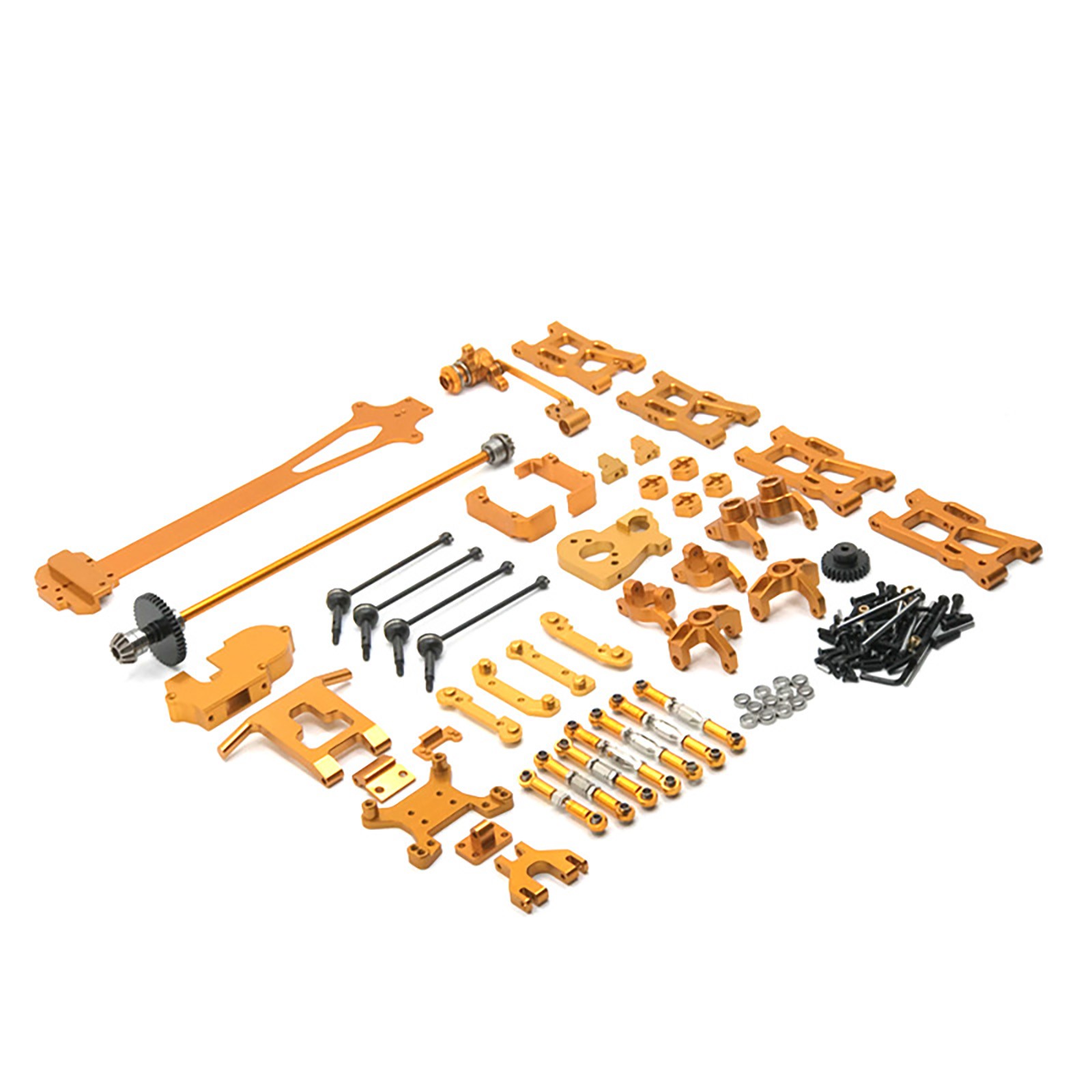 New Full Metal RC Truck Upgrade Patrs Kits For Wltoys 124016 124017 1/12 RC Car