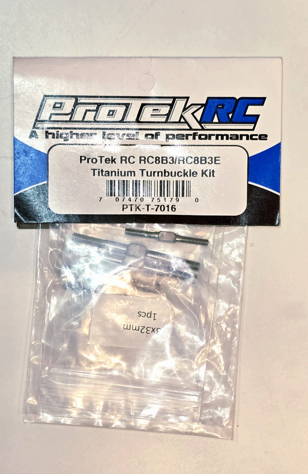 ProTek RC RC8B3 RC8B3E 1/8 Racing Buggy Titanium Turn-buckle Kit PTK-T-7016 RARE