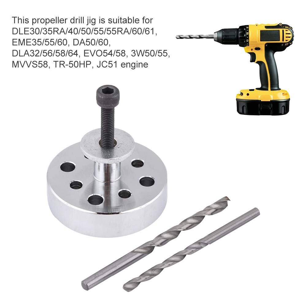 RC Model Airplane Access Propeller Drill Guide Drill Jig for DLE30 / DLE55 / …