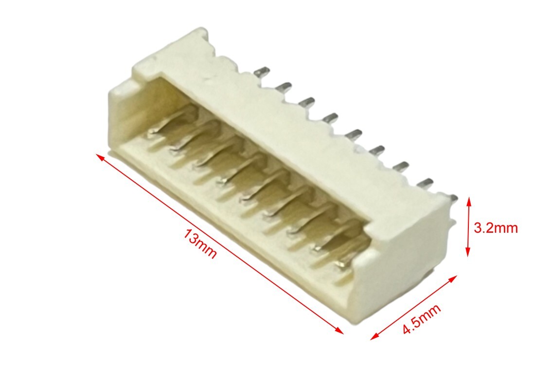 Mini 1.25mm 9 Pin connector housing 15cm wire RC Toy Receiver PCB Board 15 set
