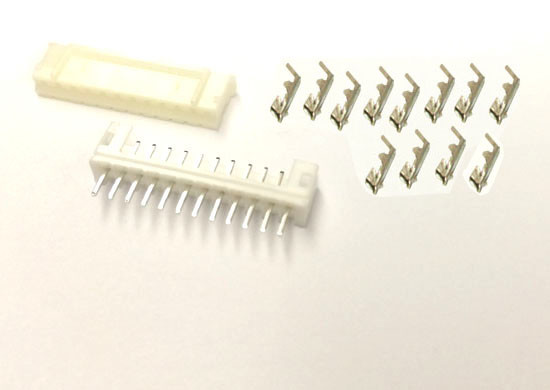 12Pin JST-PH 2.0mm Female Connector,Crimp Contact Pin+Male Connector Header x 10
