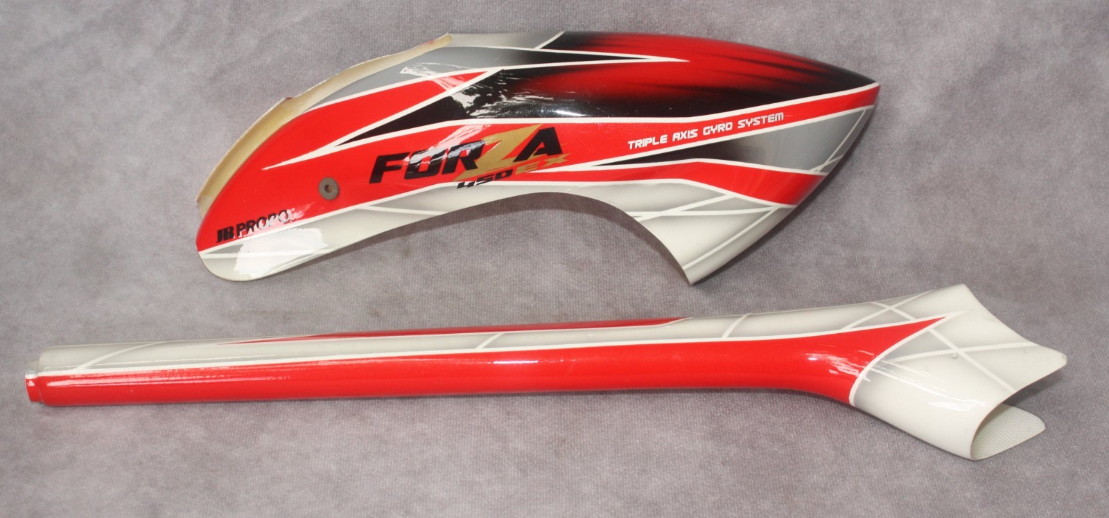 JR Propo Forza 450EX Main and Tail Body Red