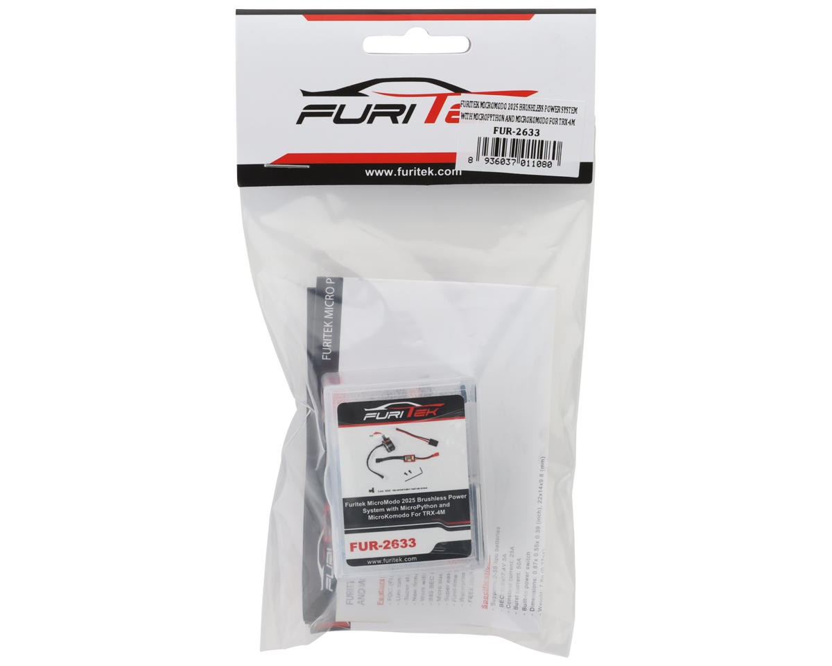 Furitek MicroModo 2025 Brushless Power System Combo for Traxxas® TRX-4M™