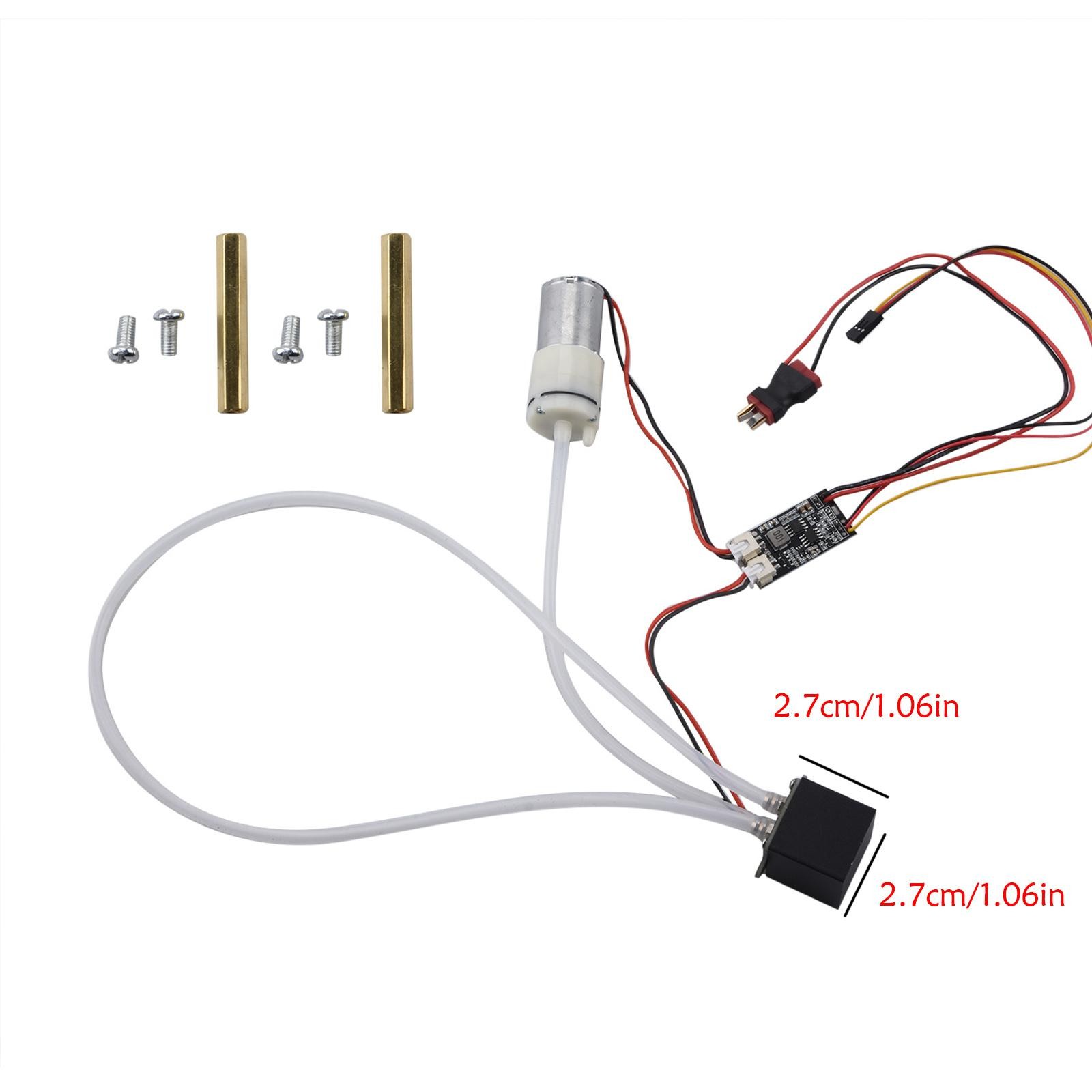 Metal Smoke Generator Simulator Smoker Part For Axial SCX10 III 1/10 RC Crawler-