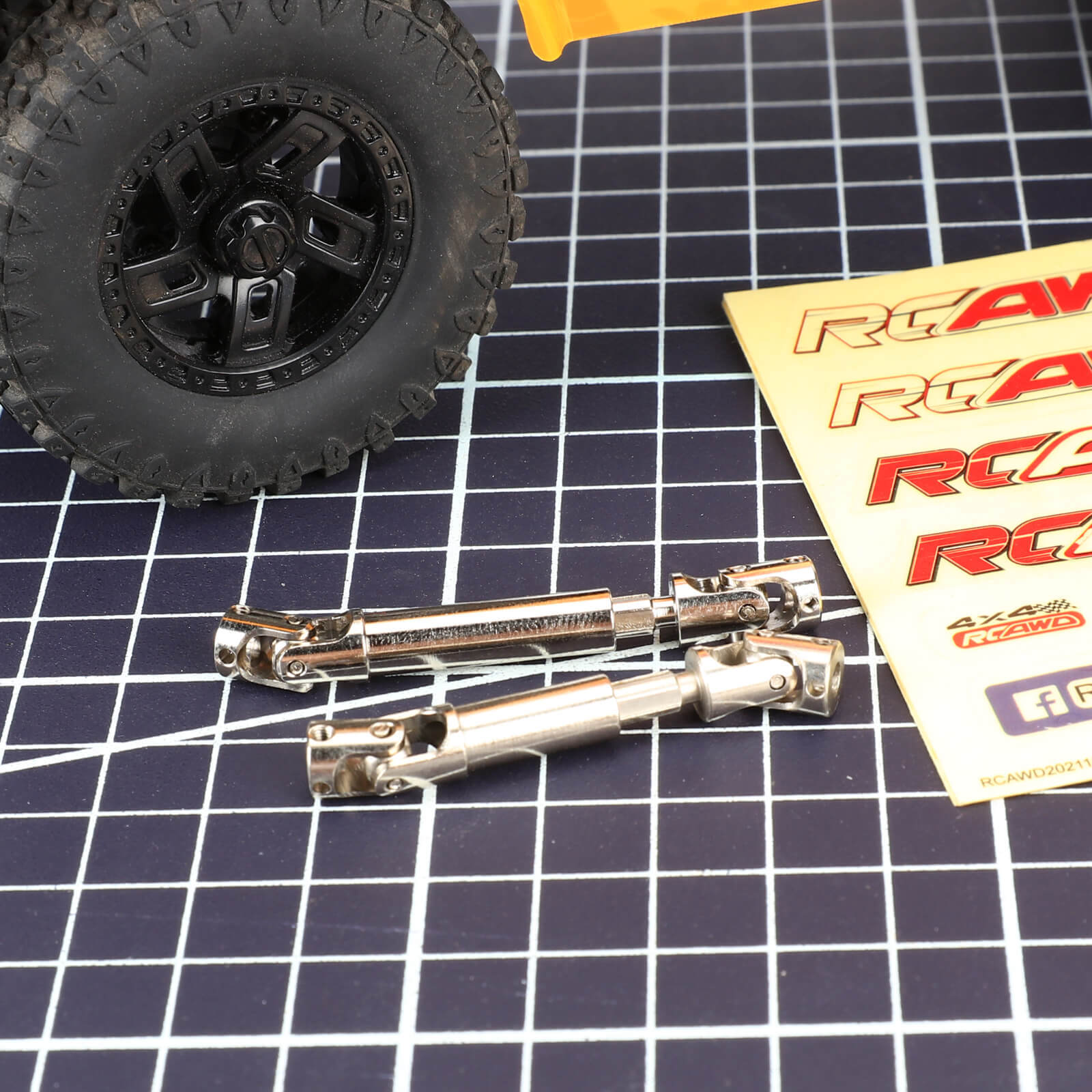 RCAWD Steel Center CVD Drive Shaft for 1/18 FURITEK FX118 FURY WAGON RTR Series