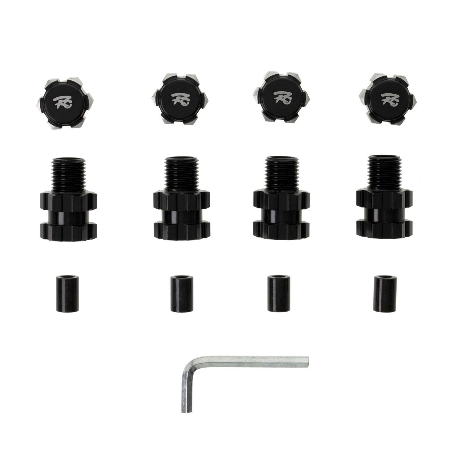 4Pcs Alloy 17mm Wheel Hex Hub Adapter Extension For Traxxas Maxx 1/10 RC Car F