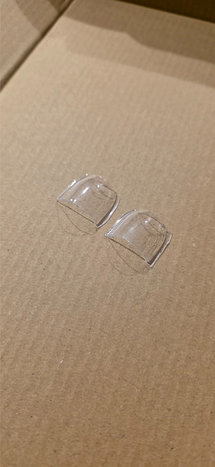 E-Flite UMX Ultrix servo cover, clear, set of two covers.