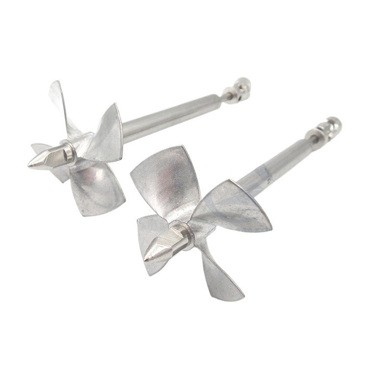 44/55/60mm Zinc Alloy 4-Blade Right-Hand Propeller 4/5mm Aperture for RC Boats