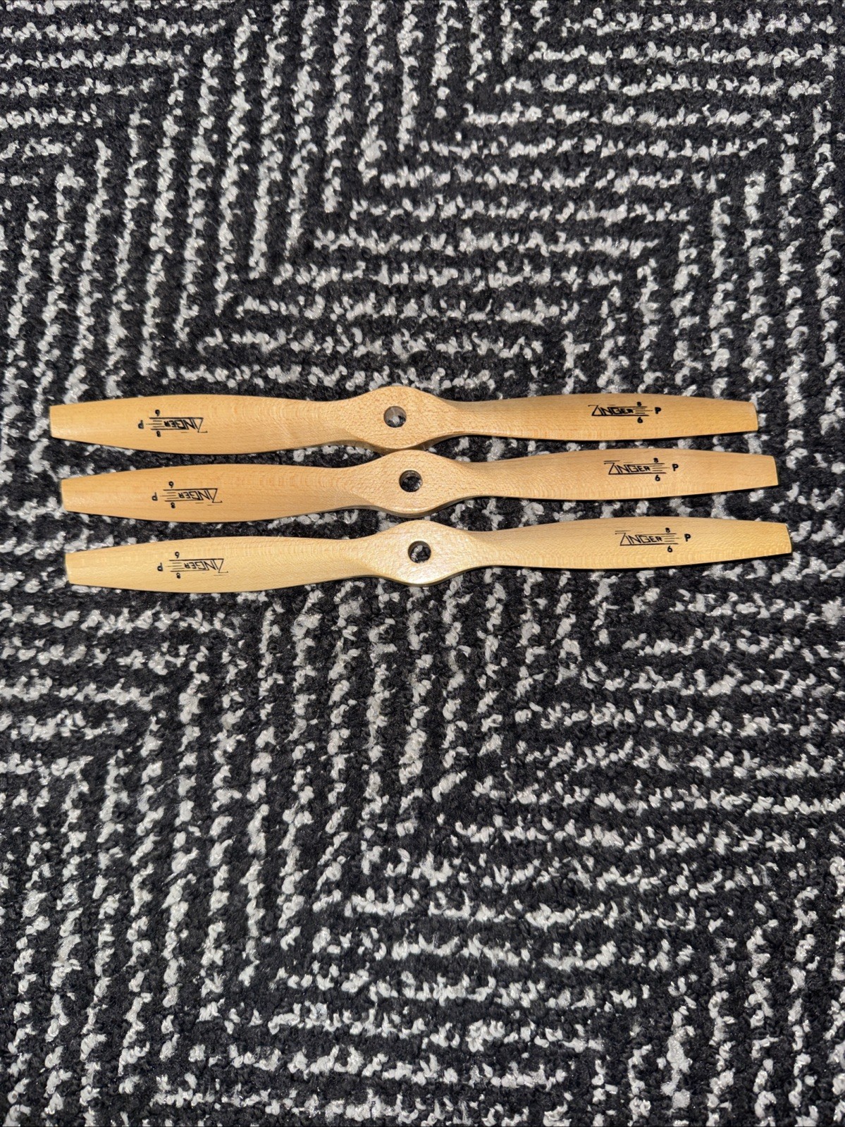 Brand New Zinger 8×6 Wood Propeller Lot Of 3