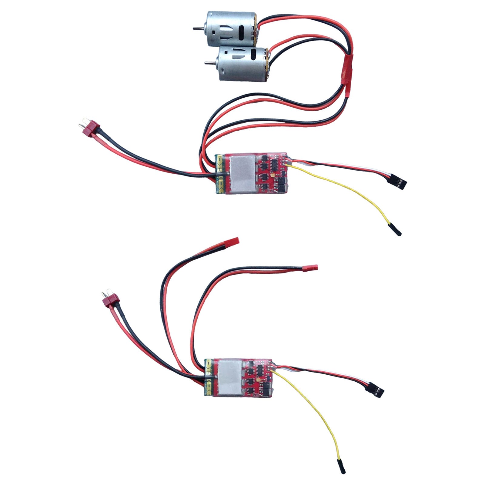New Two-Way 20A x 2Pcs Brushed ESC Motor Mixed Controller for RC Car Boat Tank