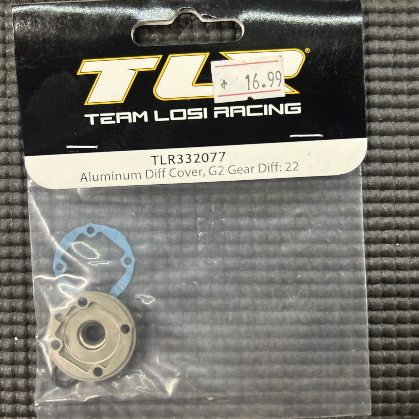 Team Losi Racing TLR332077 ALUMINUM DIFF COVER, G2 GEAR DIFF : 22 TLR