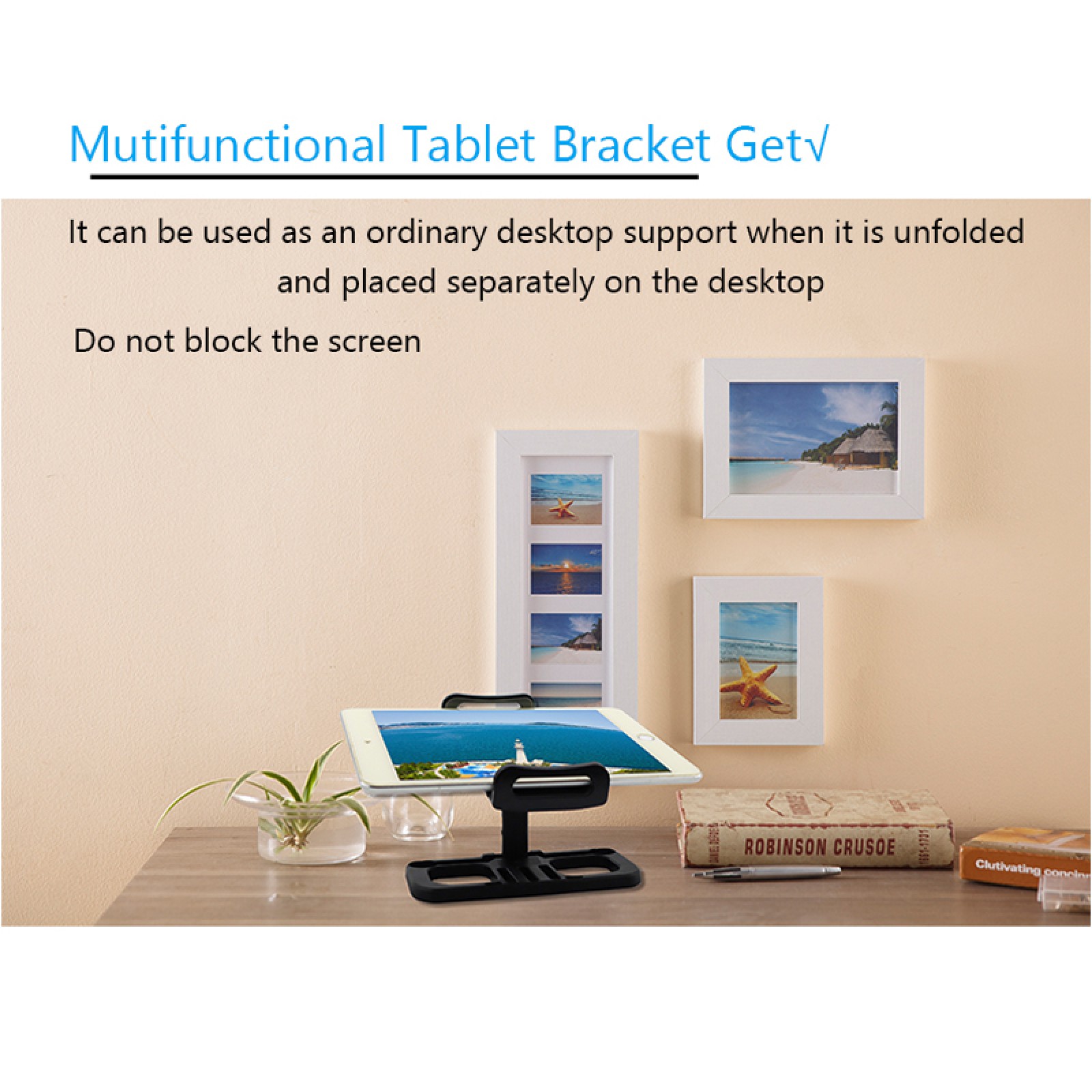 12.9″ Tablet Holder Bracket For DJI Mavic Air 2/Air 2S/Mavic Mini 2 Drone l