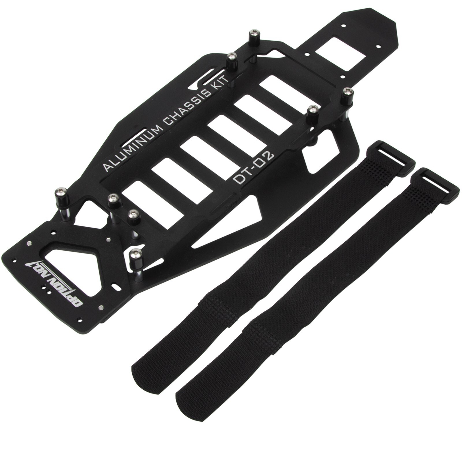 Body mounts for Tamiya DT-02 RC car chassis