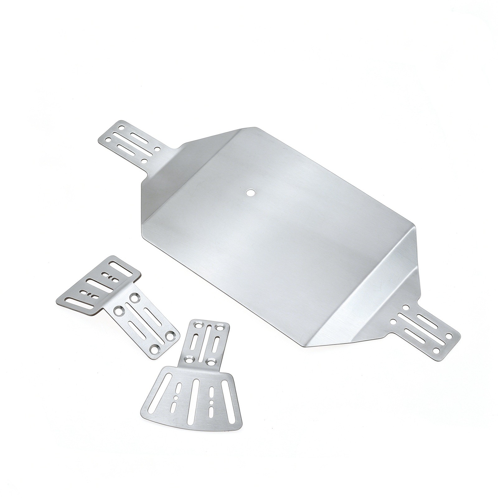 Stainless Steel Chassis Guard Kit for GRM161/16 Monster Truck RC Upgraded Parts