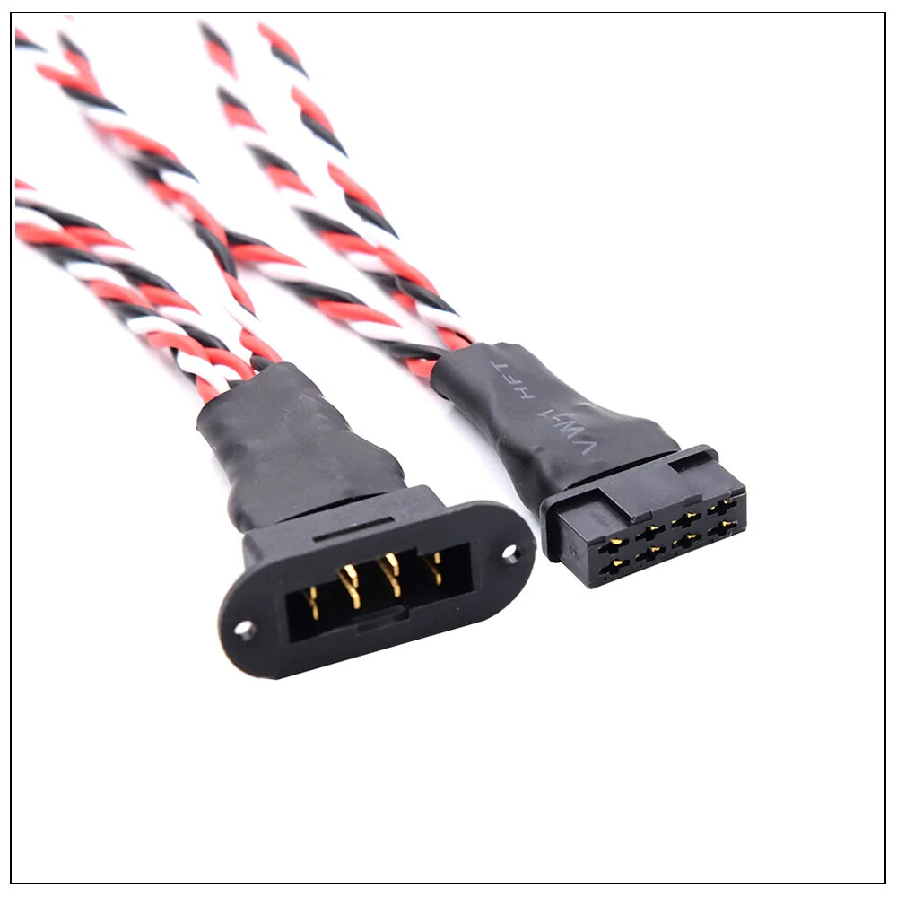 MPX 8 Pin Multi-Wire 20AWG Servo Extension Male Female Plug 3 Wire